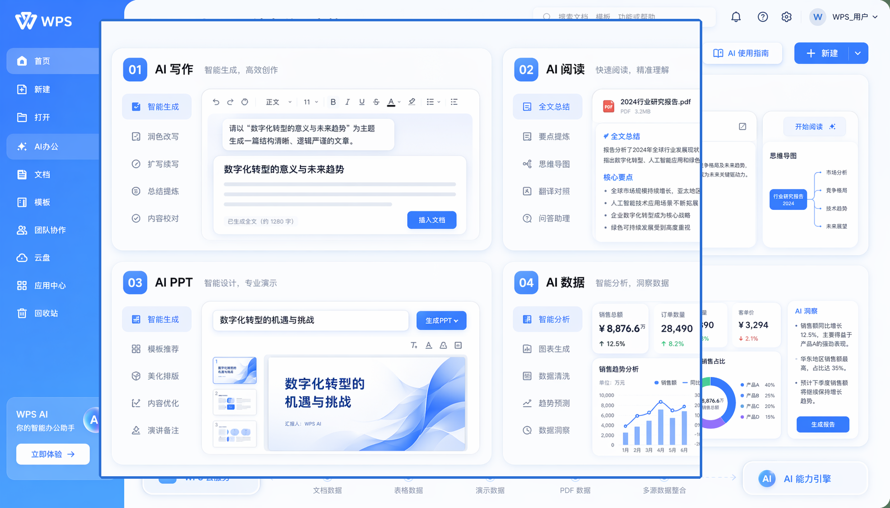 WPS AI功能多场景应用